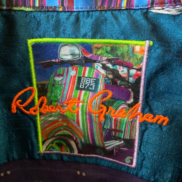 Robert Graham beautiful shirt S multicolor - Picture 7 of 8